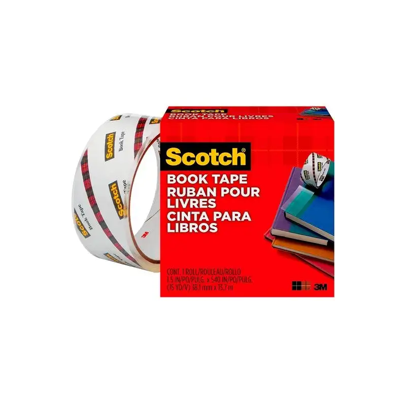 (7010408190) SCOTCH CINTA ADHESIVA TRANSPARENTE PARA REPARACIÓN DE LIBROS PP ROLLO 38