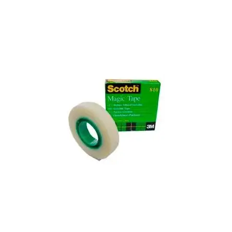 (7100054153) SCOTCH CINTA ADHESIVA INVISIBLE MAGIC ROLLO 12MM X 33M CAJA INDIVIDUAL