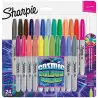 (2033672) SHARPIE MARCADOR PERMANENTE COSMIC FINE PUNTA REDONDA 0.9MM C/SURTIDOS BLÍSTER 24 UD