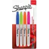 (2065403) SHARPIE MARCADOR PERMANENTE FINE PUNTA REDONDA 0.9MM C/SURTIDOS NEÓN BLÍSTER 4 UD
