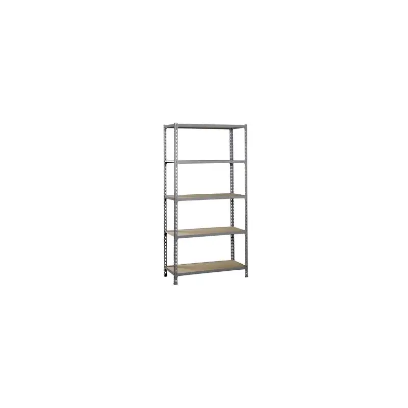 (8435104907481) SIMONRACK MADERACLICK PLUS 5/400 ESTANTERÍA METÁLICA 5 BALDAS/150KG 200X100X40CM GRIS/MADERA