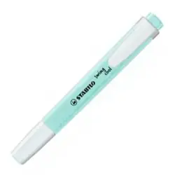 (275/111-8) STABILO MARCADOR FLUORESCENTE SWING COOL PASTEL AZUL NUBLADO CAJA 10 UD