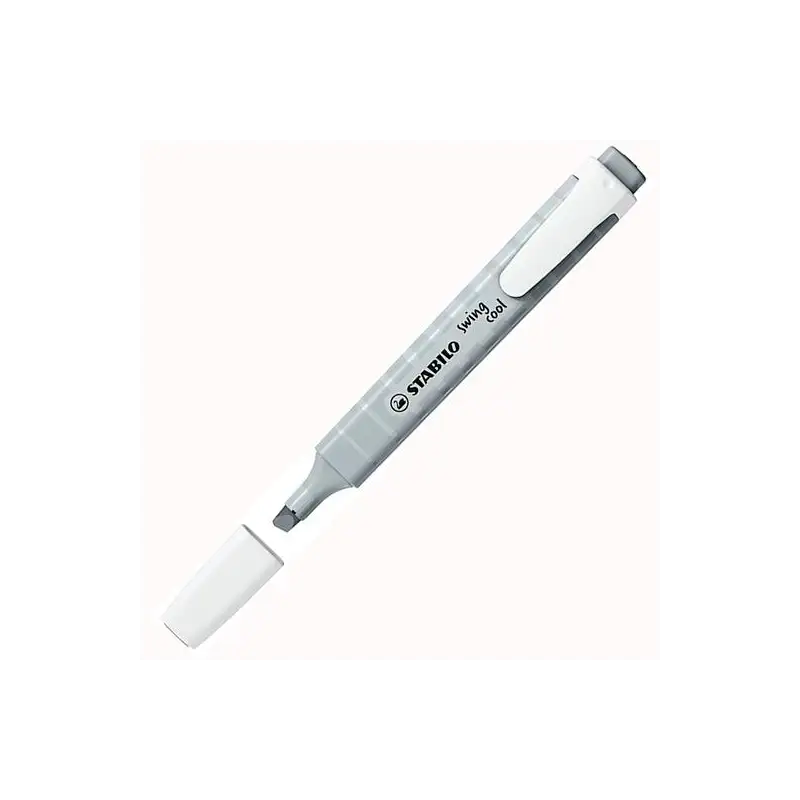 (275/194-8) STABILO MARCADOR FLUORESCENTE SWING COOL PASTEL GRIS POLVORIENTO CAJA 10 UD