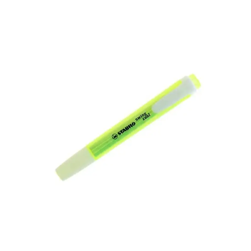 (275/24) STABILO MARCADOR FLUORESCENTE SWING COOL AMARILLO CAJA 10 UD