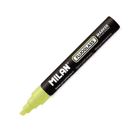 (591292012) MILAN FLUOGLASS ROTULADOR BORRABLE AMARILLO