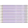 (4908/03-HB) STABILO SWANO LAPIZ GRAFITO CON GOMA PASTEL LILA -12U-