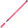 (68/040) STABILO ROTULADOR PEN 68 ROJO FLUORESCENTE CAJA 10 UD