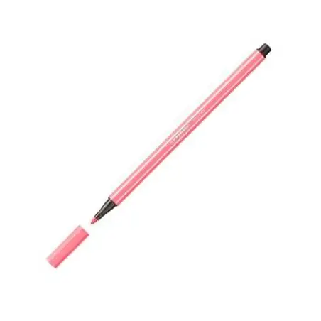 (68/29) STABILO ROTULADOR PEN 68 ROSA CLARO CAJA 10 UD