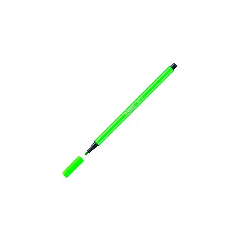 (68/33) STABILO ROTULADOR PEN 68 VERDE CLARO CAJA 10 UD