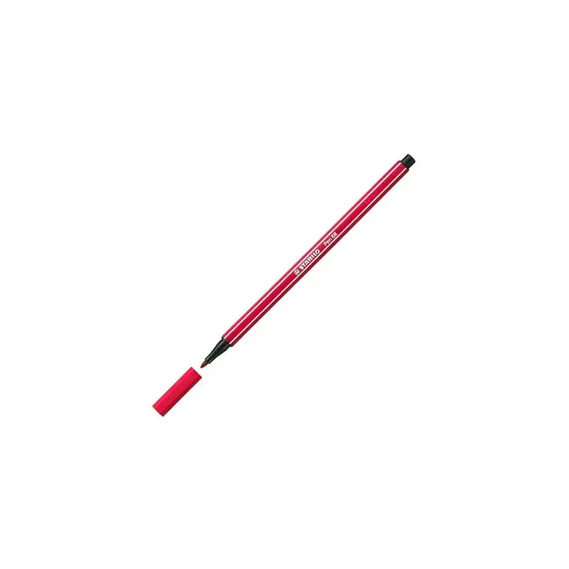 (68/50) STABILO ROTULADOR PEN 68 ROJO OSCURO CAJA 10 UD