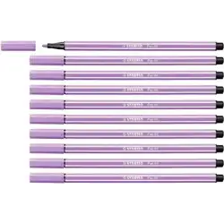 (68/59) STABILO ROTULADOR PEN 68 LILA CLARO CAJA 10 UD