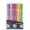 (6820-04-04) STABILO ROTULADOR PEN 68 COLORES SURTIDOS ESTUCHE PARADE ANTRACITA-AZUL 20 UD