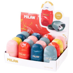 (4701116LV) MILAN AFILABORRAS CAPSULE LAVA SURTIDO CAJA EXPOSITORA 16 UD