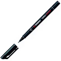 (841/46) STABILO MARCADOR PERMANENTE OHPEN UNIVERSAL S PUNTA SUPER FINA 0.4MM NEGRO