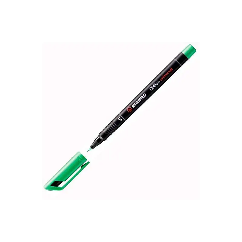 (843/36) STABILO MARCADOR PERMANENTE OHPEN UNIVERSAL M PUNTA MEDIA 1.0MM VERDE