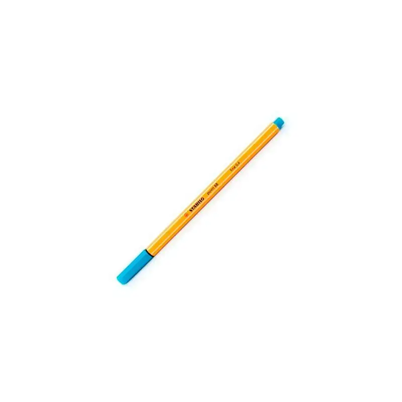 (88/51) STABILO ROTULADOR POINT 88 TURQUESA CAJA 10 UD