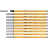 (88/95) STABILO ROTULADOR POINT 88 GRIS MEDIO CAJA 10 UD