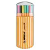 (8820-02) STABILO ROTULADORES POINT 88 COLORES SURTIDOS ESTUCHE ZEBRUI 20 UD
