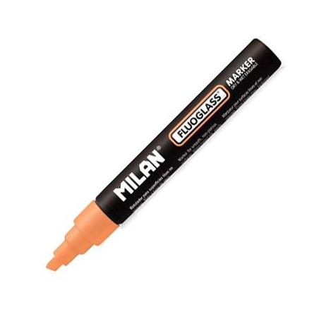 (591293212) MILAN FLUOGLASS ROTULADOR BORRABLE NARANJA