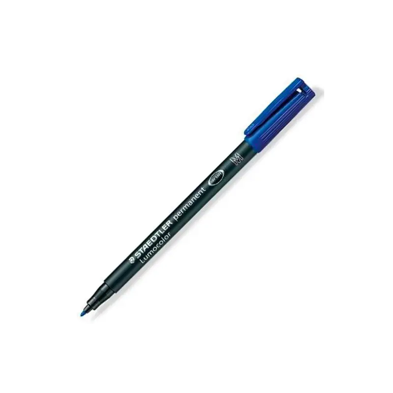 (317-3) STAEDTLER ROTULADOR PERMANENTE LUMOCOLOR 317-3 M AZUL