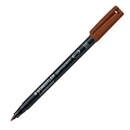 (317-7) STAEDTLER ROTULADOR PERMANENTE LUMOCOLOR 317-7 M MARRON