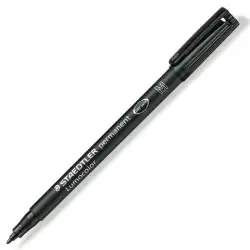 (317-9) STAEDTLER ROTULADOR PERMANENTE LUMOCOLOR 317-9 M NEGRO