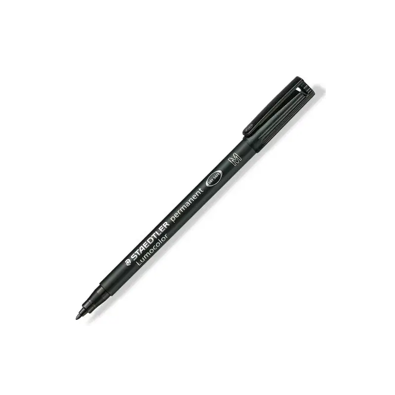 (317-9) STAEDTLER ROTULADOR PERMANENTE LUMOCOLOR 317-9 M NEGRO