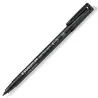 (317-9) STAEDTLER ROTULADOR PERMANENTE LUMOCOLOR 317-9 M NEGRO