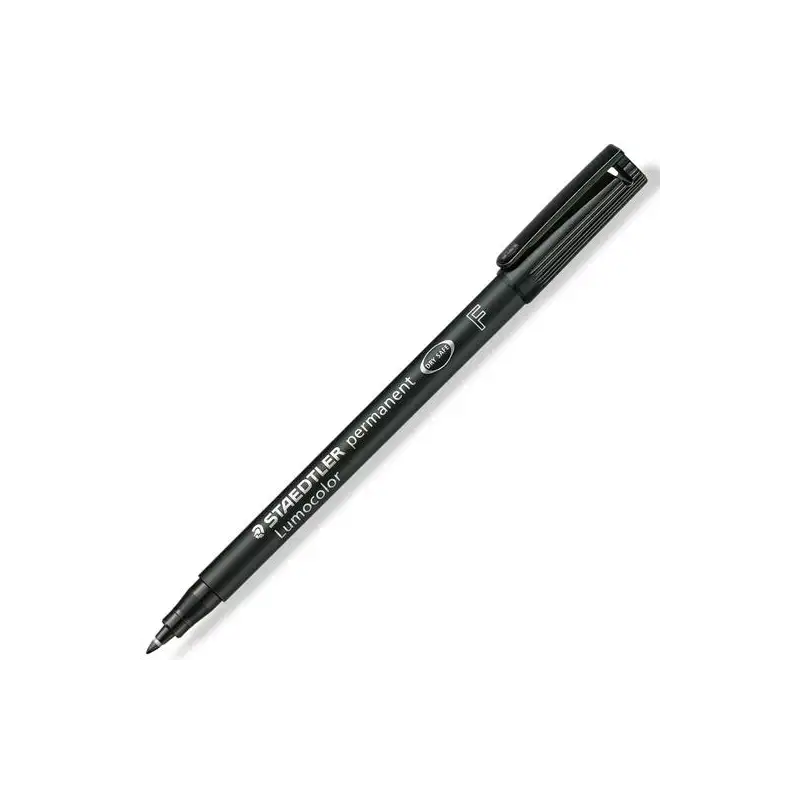 (318-9) STAEDTLER ROTULADOR PERMANENTE LUMOCOLOR 318-9 F NEGRO