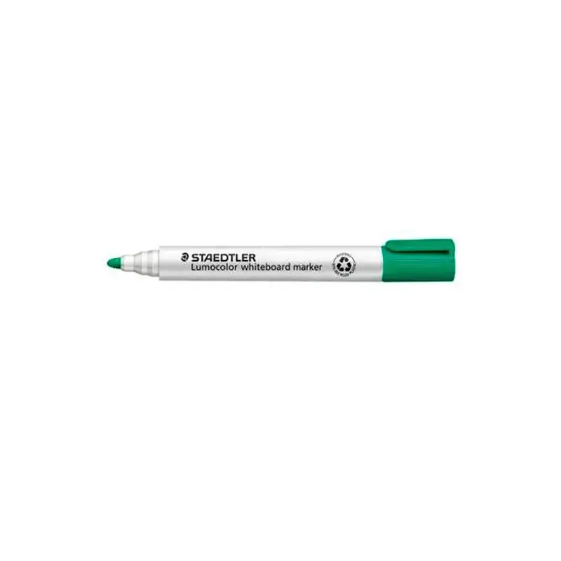 (351-5) STAEDTLER ROTULADOR PIZARRA-BLANCA LUMOCOLOR 351-5 PUNTA REDONDA VERDE