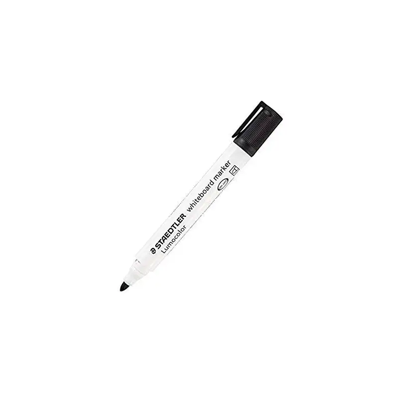 (351-9) STAEDTLER ROTULADOR PIZARRA-BLANCA LUMOCOLOR 351-9 PUNTA REDONDA NEGRO