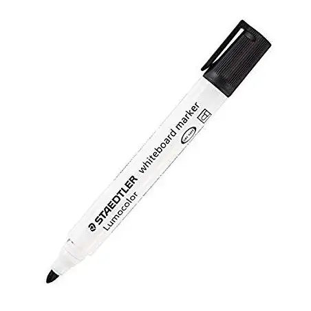 (351-9) STAEDTLER ROTULADOR PIZARRA-BLANCA LUMOCOLOR 351-9 PUNTA REDONDA NEGRO