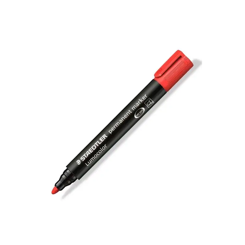 (352-2) STAEDTLER MARCADOR PERMANENTE LUMOCOLOR 352-2 ROJO