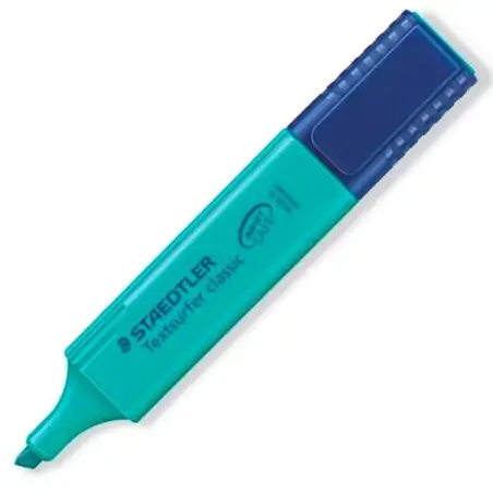 (364-35) STAEDTLER MARCADOR FLUORESCENTE TEXTSURFER CLASSIC TURQUESA