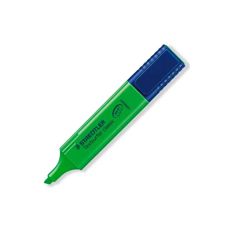 (364-5) STAEDTLER MARCADOR FLUORESCENTE TEXTSURFER CLASSIC VERDE