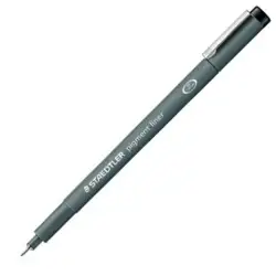 (308 04-9) STAEDTLER ROTULADOR CALIBRADO PIGMENT LINER 0.4MM NEGRO