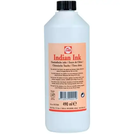 (44727000) TALENS TINTA CHINA FRASCO 490ML NEGRO