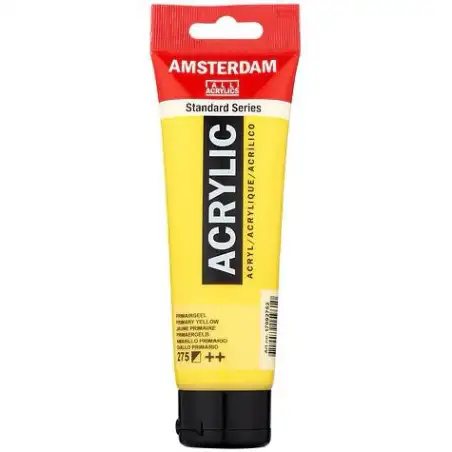 (17092752) TALENS AMSTERDAM STANDARD SERIES COLORES ACRÍLICOS TUBO 120ML AMARILLO PRIMARIO