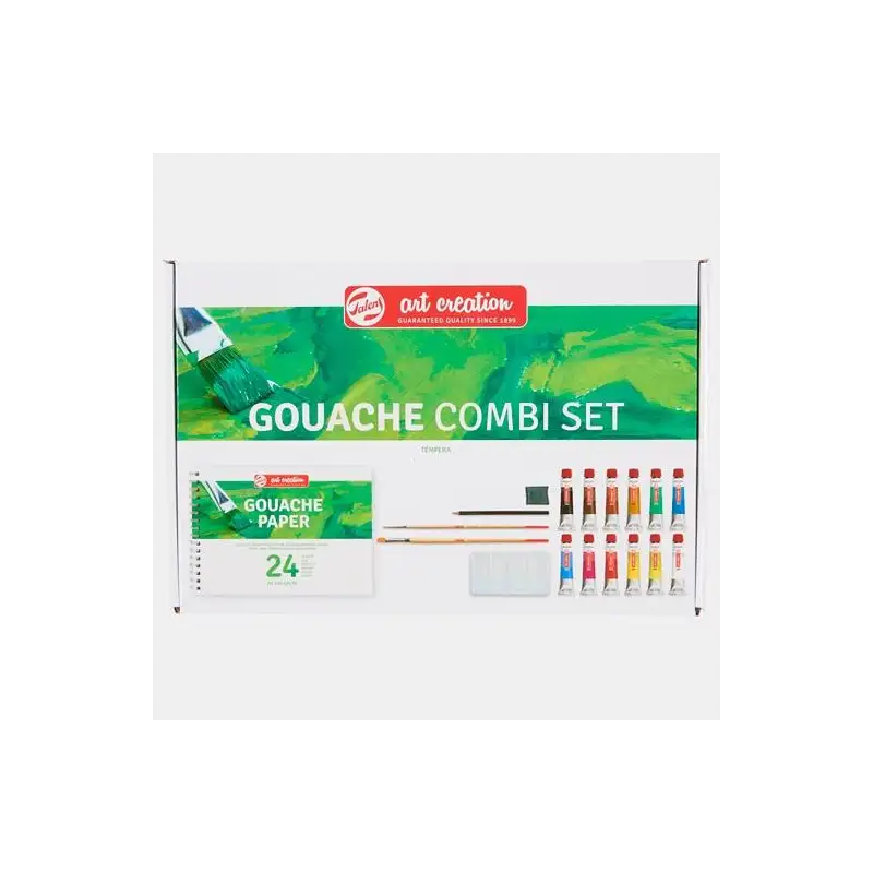 (9011613M) TALENS ART CREATION SET GOUACHE COMBI 12 TUBOS X 12ML COLORES SURTIDOS