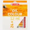 (9020124M) TALENS ART CREATION SET ÓLEO 24 TUBOS X 12ML COLORES SURTIDOS