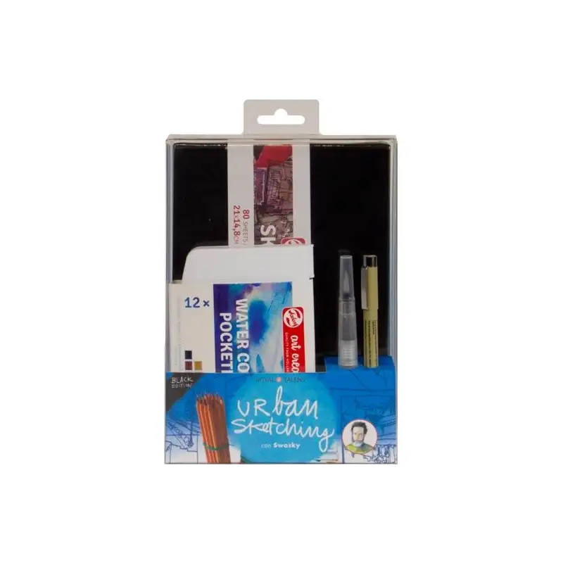 (PO200010) TALENS SET URBAN SKETCHING NEGRO