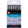(POXSDKPN8) TALENS SAKURA ROTULADORES PIGMA MICRON PN COLORES SURTIDOS ESTUCHE 8 UD