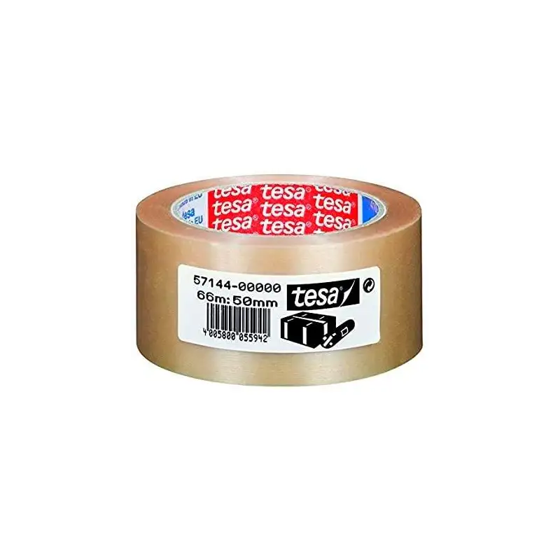 (57144-00000-00) TESA CINTA DE EMBALAJE EXTRAFUERTE RUGOSA 66X50 PVC TRANSPARENTE