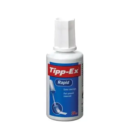 (8859924) TIPP-EX CORRECTOR LÍQUIDO RAPID BOTE 20ML CAJA 10 UD