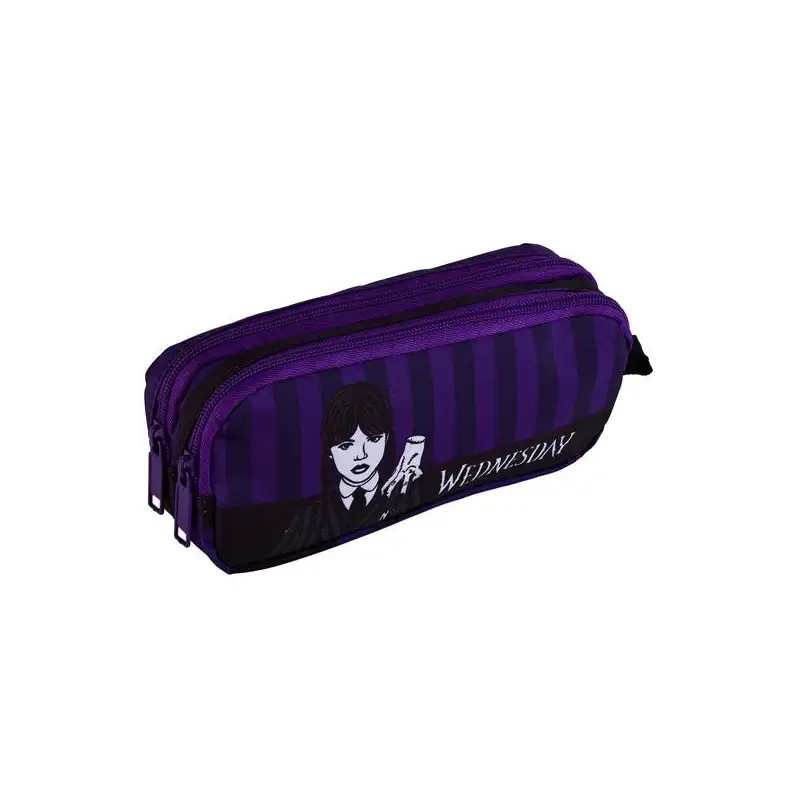 (503669) TOYBAGS PORTATODO WEDNESDAY MIERCOLES ADDAMS Y ENID GAMER CASE DOBLE COMPARTIMENTO