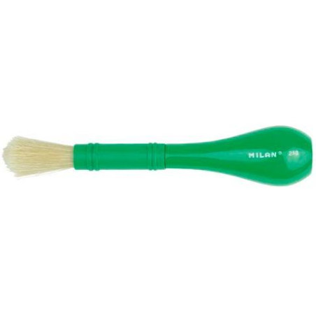 (0421300) MILAN PINCEL PELO CERDA GRUESO SERIE 213 PARA COLA Y TÉMPERA VERDE