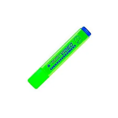 (F830209) TRATTO VIDEO MARCADOR FLUORESCENTE VERDE -12U-