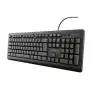 (23982) TRUST TECLADO TK150 TAMAÑO COMPACTO TECLEADO SILENCIADO RESISTENTE A LOS VERTIDOS CABLE 1.8M