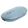 (24126) TRUST RATÓN INALÁMBRICO ULTRAFINO 800/1200/1600 DPI AMBIDIESTRO RECARGABLE AZUL