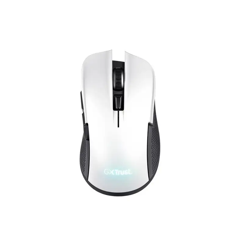 (24889) TRUST RATÓN GAMING GXT 923W INALÁMBRICO RECARGABLE 7200 DPI 6 BOTONES DIESTRO ILUMINACIÓN LED BLANCO